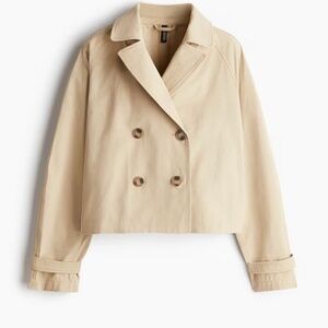 Crop Trench Coat